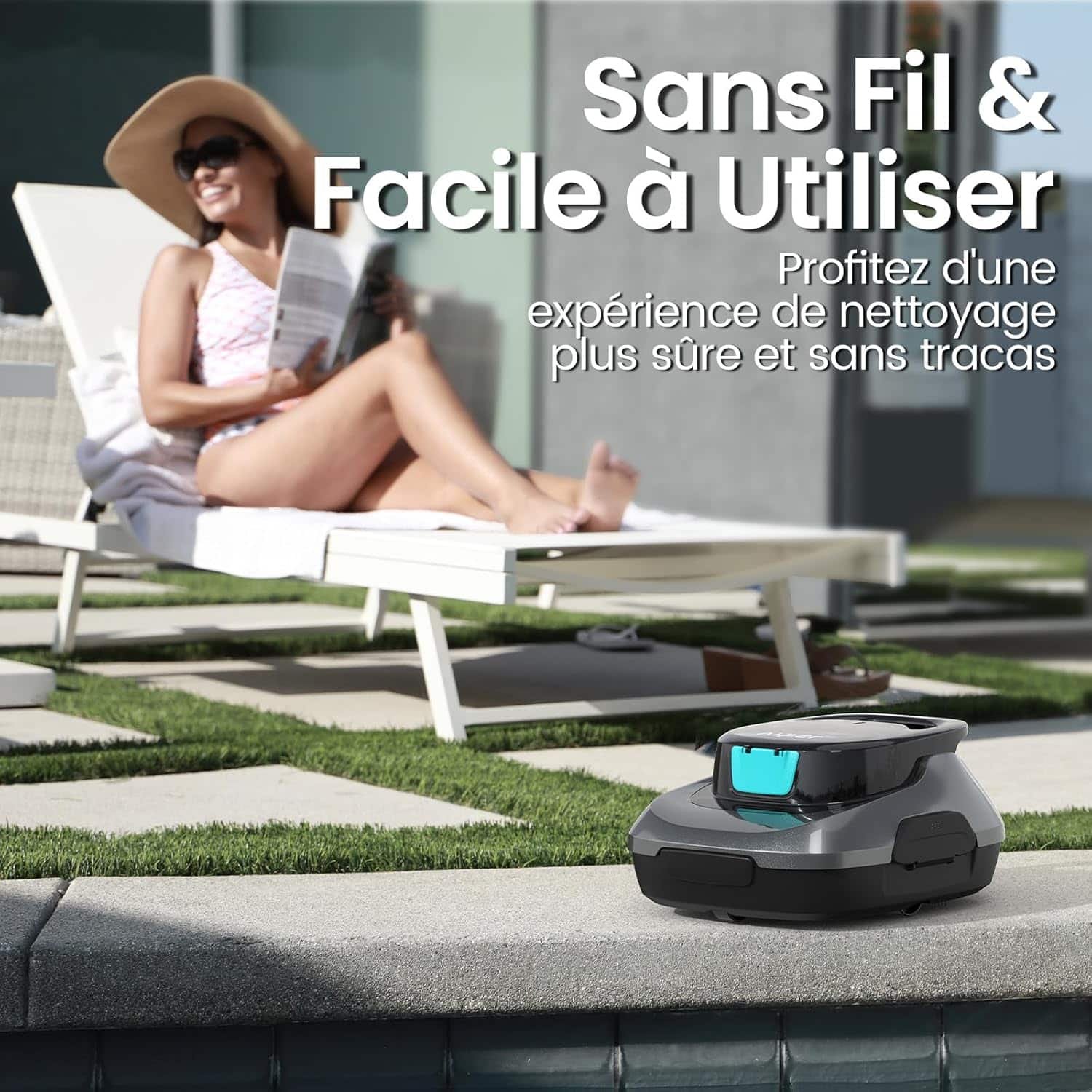 Robot de piscine sans fil Aiper Scuba SE (photo fabricant)