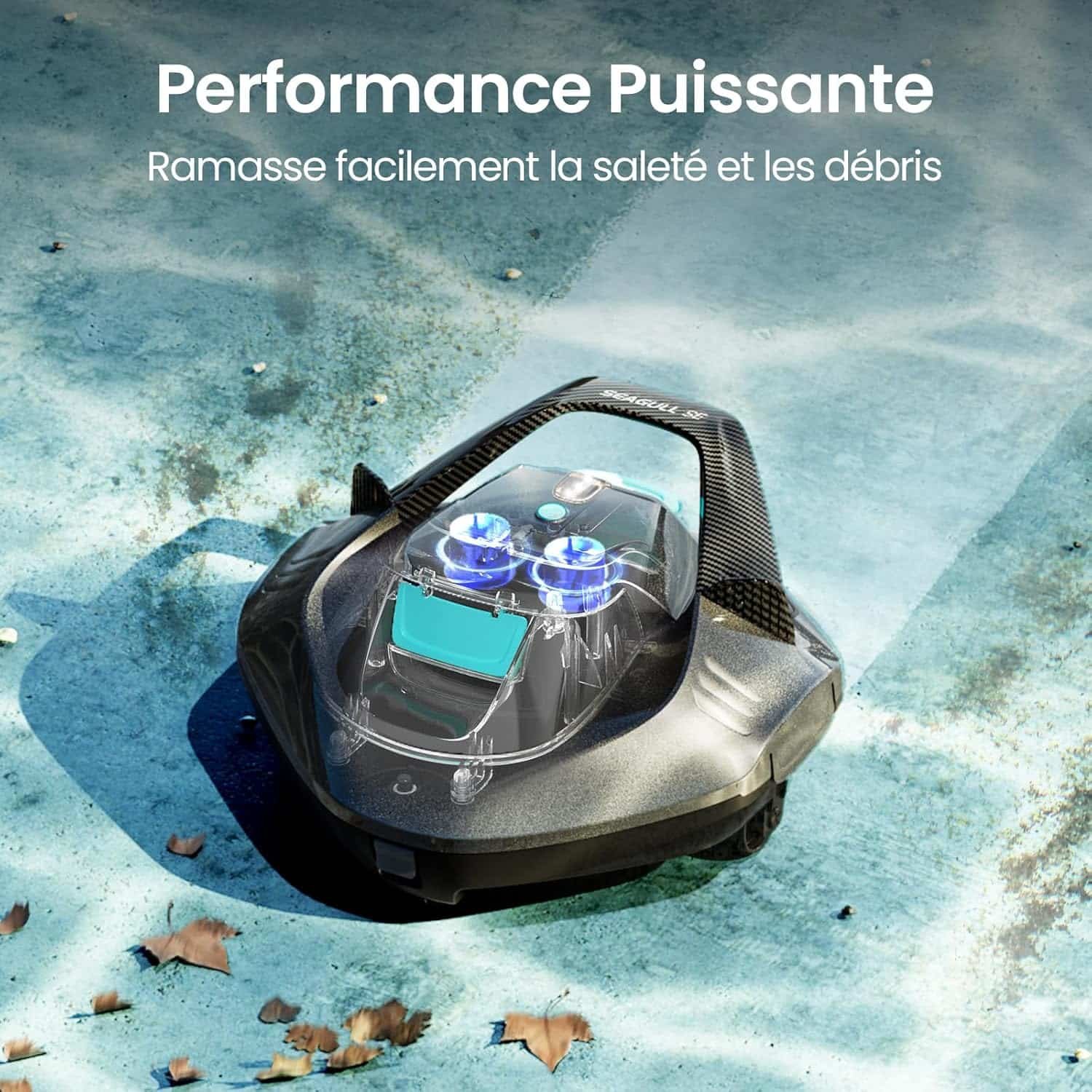 Robot de piscine sans fil Aiper Seagull SE, vue 2 (photo fabricant)