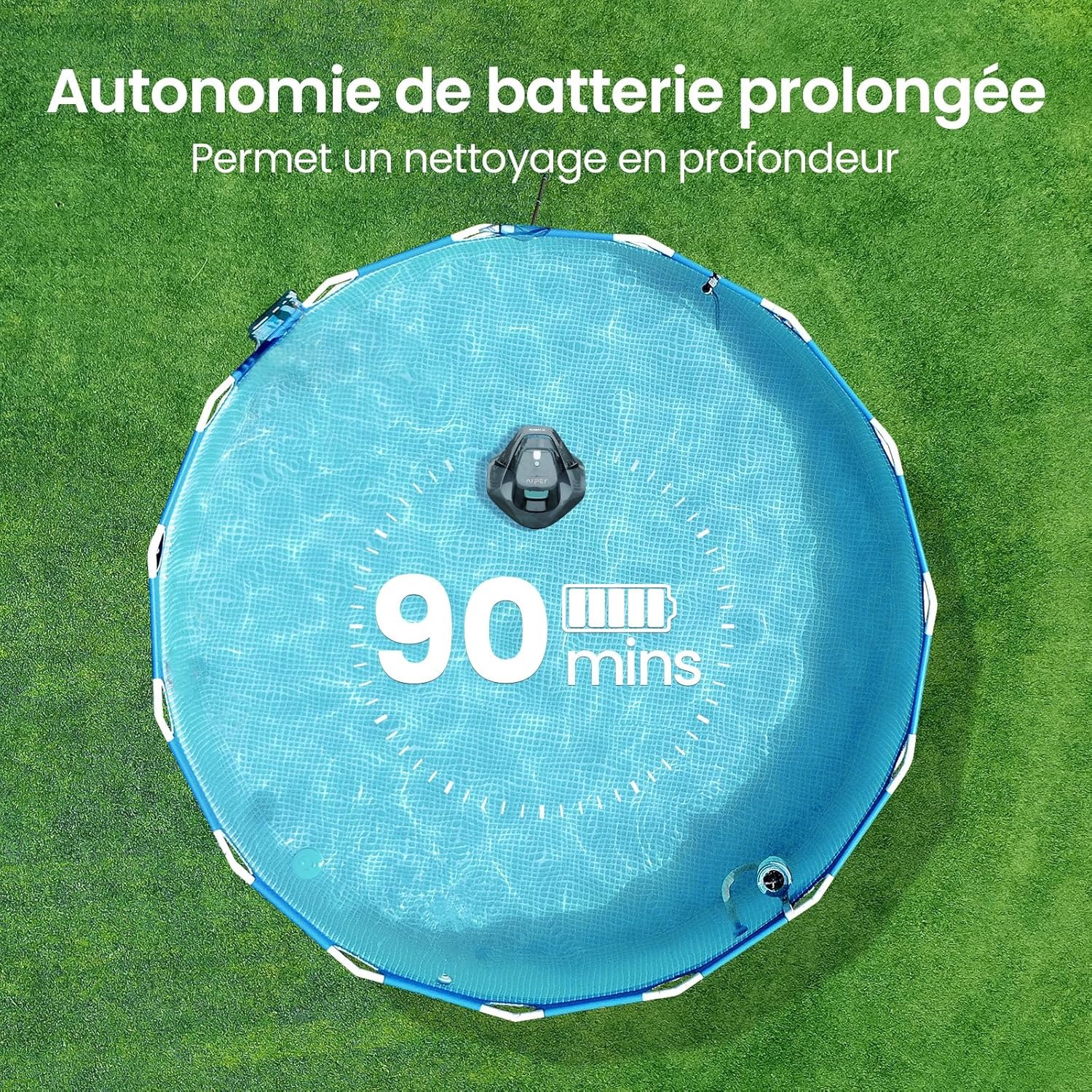 Robot de piscine sans fil Aiper Seagull SE (photo fabricant)