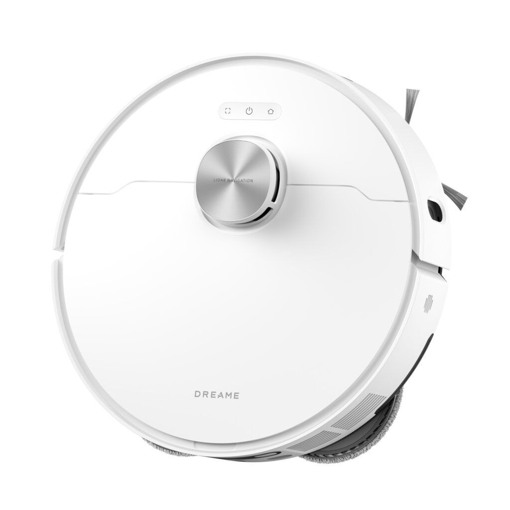 Dreame L10s Ultra Gen 2 : Robot vu de dessus, de biais (photo fabricant)