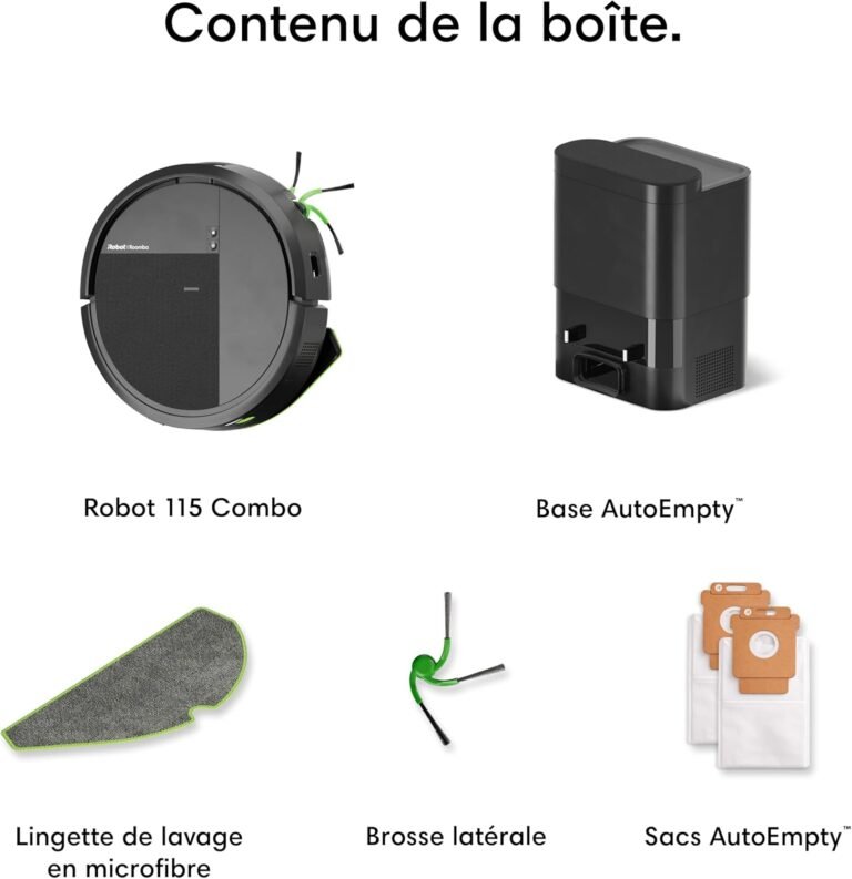 iRobot Roomba 115 Combo+, photo supplémentaire 1 (photo fabricant)