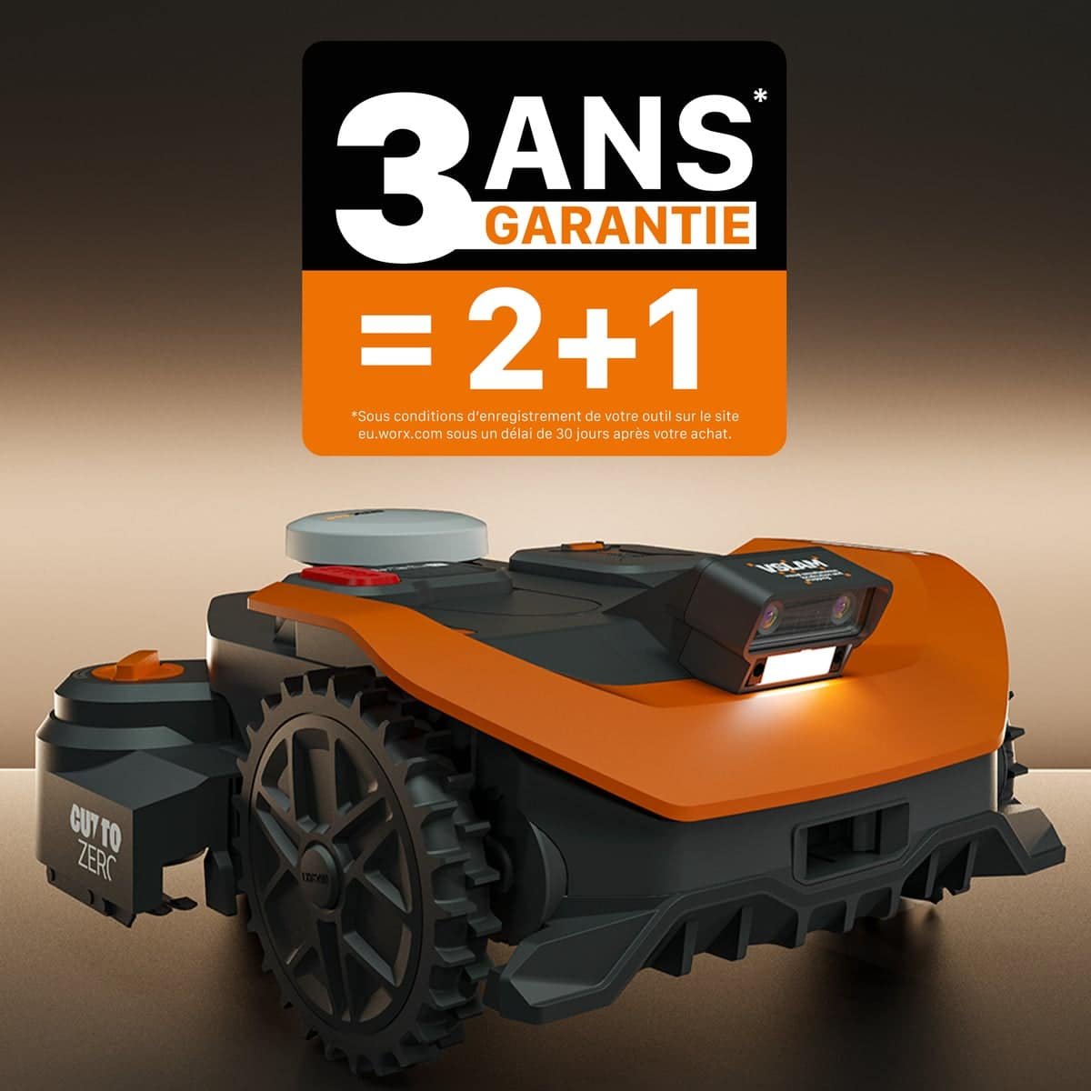 Robot tondeuse Worx Vision Cloud WR318E (photo fabricant)
