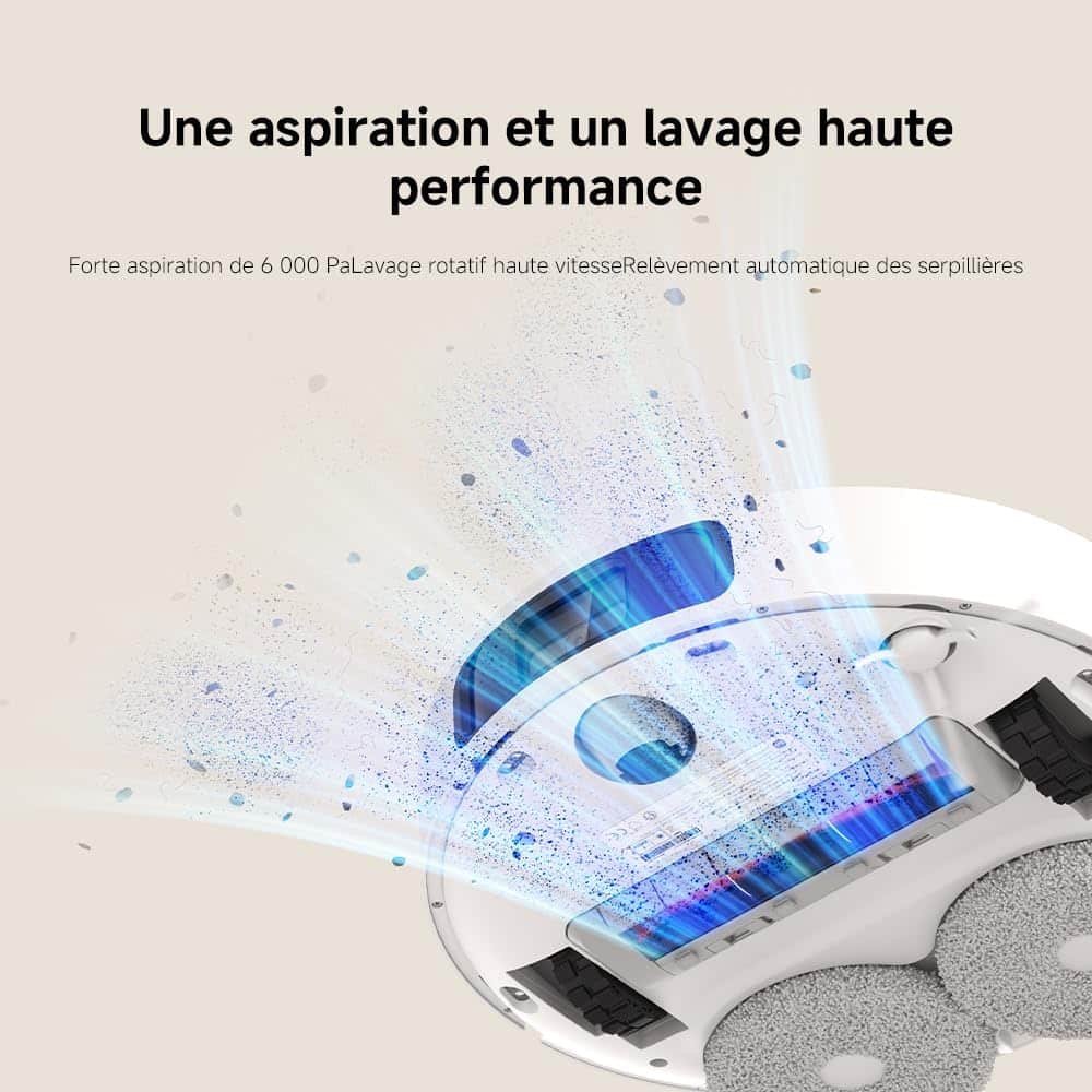 Robot aspirateur laveur Xiaomi X20+, mise en situation (photo fabricant)