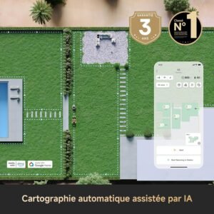 Dreame A2 1200 : robot tondeuse sans fil (LiDAR 3D + caméra IA), photo fabricant