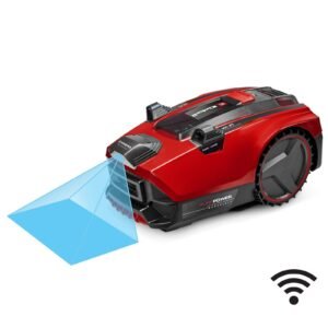 Einhell FREELEXO CAM PLUS 600 : robot tondeuse sans fil (Caméra + ultrasons, tonte aléatoire), photo fabricant