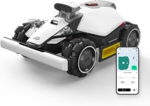Mammotion LUBA mini 2 AWD 1000 : robot tondeuse sans fil (RTK réseau + 3 caméras, 4 roues motrices), photo fabricant