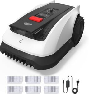 Ecovacs Goat O800 RTK : robot tondeuse sans fil (RTK avec antenne + LiDAR), photo fabricant